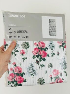 IKEA EMMIE SOT Duvet cover and pillowcase, twin